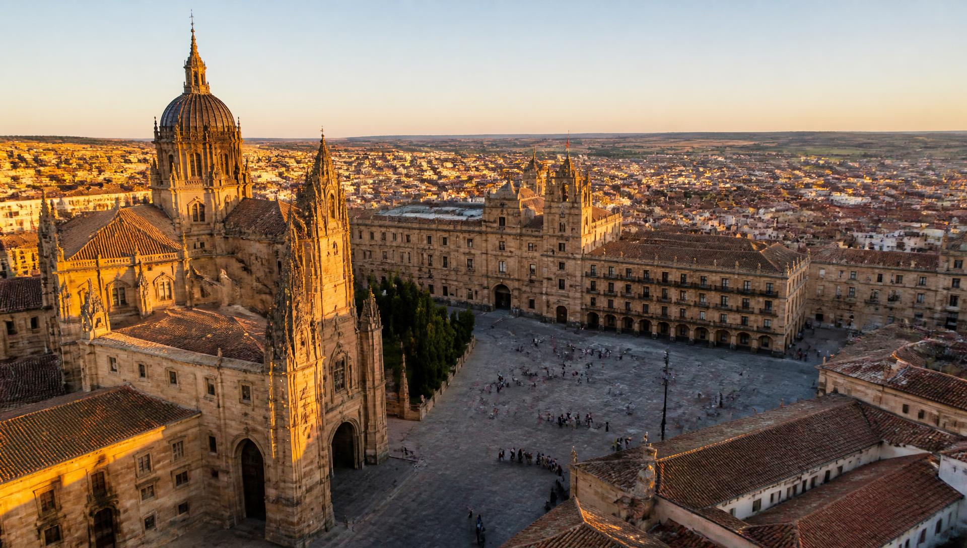 Place universitaire historique de Salamanque en Espagne